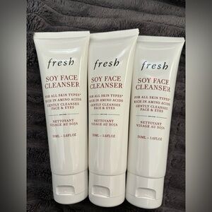 3 x Fresh Soy Face Cleanser 50ml